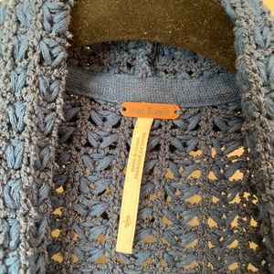 Free People Women’s Blue Cardigan